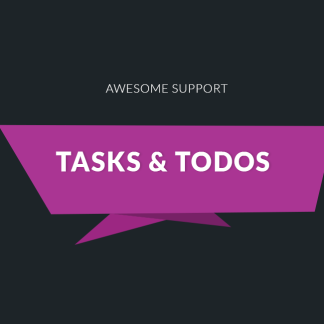 Awesome Support: Tasks and Todos