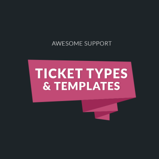 Awesome Support: Ticket Types
