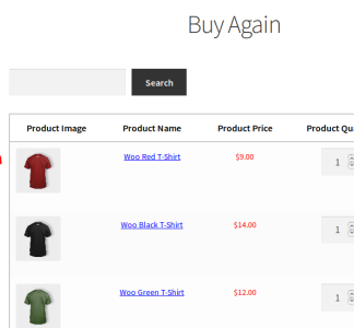 Buy Again for WooCommerce