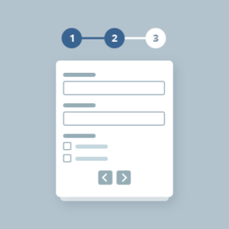 User Registration Multi-Part
