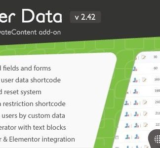 PrivateContent - User Data Add-on