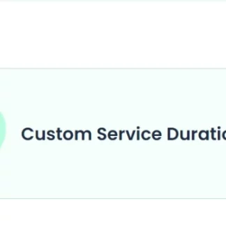 BookingPress - Custom Service Duration Addon