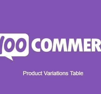 Product Variation Table Plugin