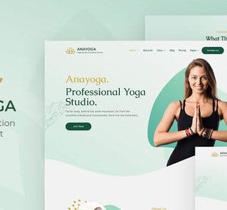 Anayoga - Yoga Teacher & Studio Elementor Template Kit