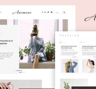 Anemone - Blog & Magazine Elementor Template Kit