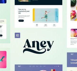 Aney - Vibrant Elementor Template Kit