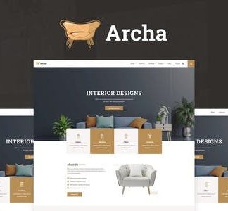 Archa - Interior Design & Architecture Elementor Template Kit