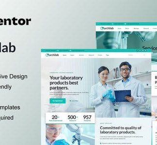 ArchiLab - Research & Laboratory Elementor Pro Template Kit