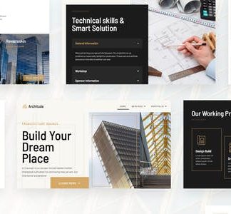 Architude | Architecture Agency & Interior Design Elementor Template Kit