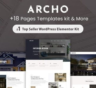 Archo - Architecture & Interior Elementor Template Kit