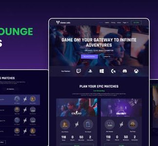 Arena Lads - Esports & Gaming Elementor Template Kit