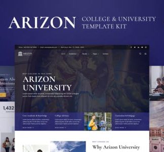 Arizon – College & University Elementor Template Kit