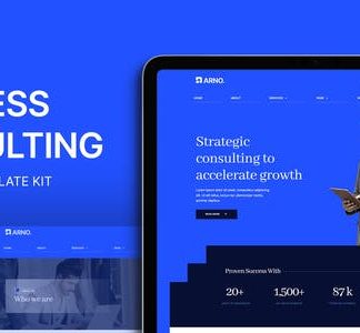 Arno – Business Consulting  Elementor Template Kit