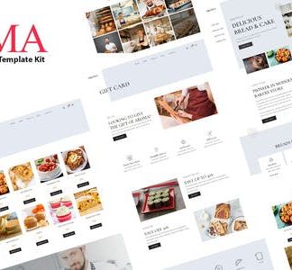 Aroma - Bakery & Cake Elementor  Template Kit