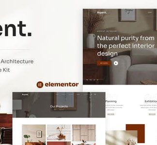 Arpent - Interior Design and Architecture Elementor Template Kit