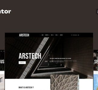 Arstech - Architecture Elementor Pro Full Site Template Kit
