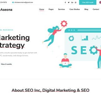 Aseona | SEO Digital Marketing Elementor Template Kit