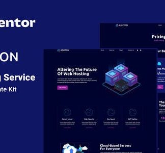 Ashton - Web hosting Elementor Template Kit