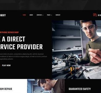 Asrokky - Smartphone Repair Shop Elementor Template Kit