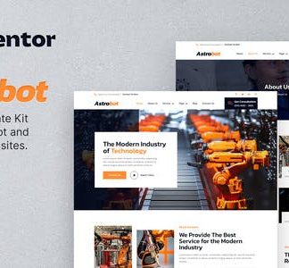 Astrobot – Industrial Robot & Machine Industry Elementor Template Kit