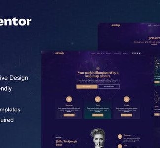 Astrologia - Horoscope Astrology Elementor Template Kit