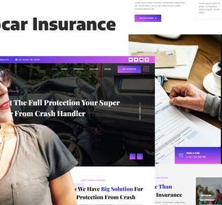 Asurance - Car Auto Insurance & Protection Services Elementor Template Kit