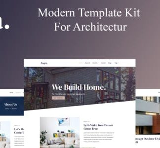 Asya - Modern Architecture Elementor Template Kit