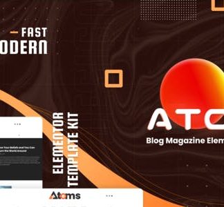 Atoms - Blog & Magazine Elementor Template Kit