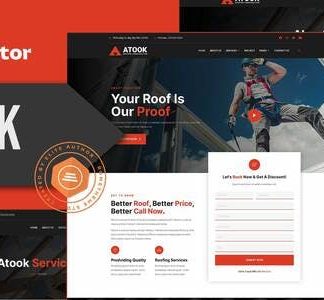 Atook - Roofing Services Elementor Template Kit