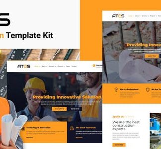 Atos - Construction Elementor Template Kit