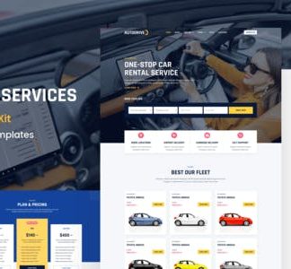Autodrive - Car Rental & Dealer Elementor Template Kit