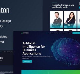 Automaton - Artificial Intelligence & Technology Services Elementor Template Kit