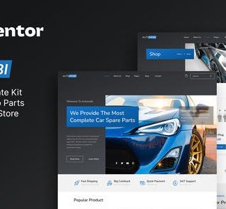 Automobi – Auto Parts Store & Accessories Elementor Template Kit