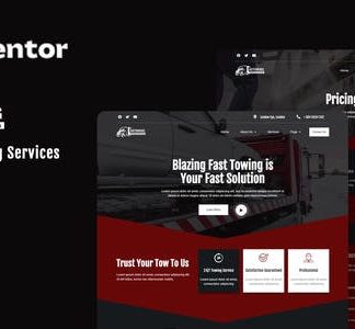 Autowing - Emergency Towing Service Elementor Template Kit