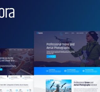 Auzora - Drone Aerial Photography Elementor Template Kit