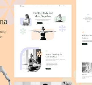 Avanna - Yoga, Meditation & Fitness Elementor Template Kit