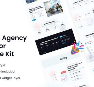 Averush - Digital Marketing & Creative Agency Elementor Template Kit