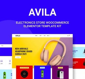 Avila - Electronic WooCommerce Elementor Template Kit