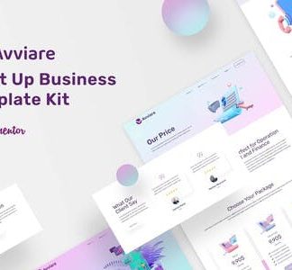 Avviare Start Up Business Elementor Template Kit