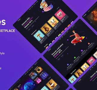 Axies – NFT Portfolio Elementor Template Kit