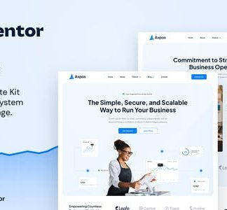 Axpos – Point Of Sale Software & SaaS Landing Page Elementor Template Kit