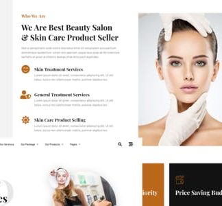 Ayoo - Beauty Salon Services Elementor Template Kits