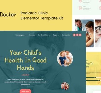 Baby Doctor - Pediatric Clinic Elementor Template Kit