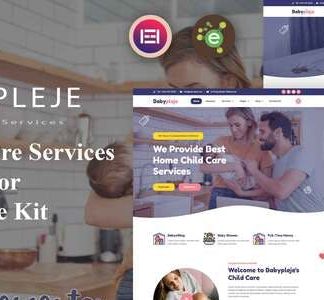 Babypleje - Baby Care Services Elementor Template Kit