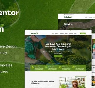 Bakebun - Landscape & Gardening Elementor Template Kit