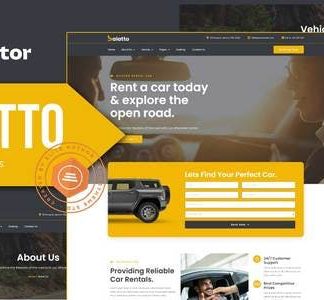 Balatto - Car Rental Company Elementor Pro Template Kit