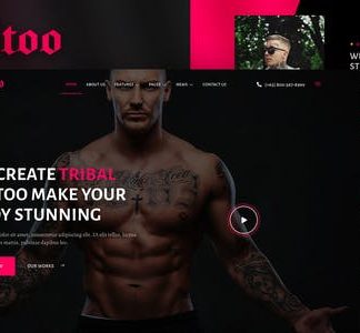Baltoo – Tattoo Studio and Artist Elementor Template Kit