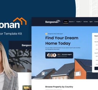 Bangoonan - Real Estate & Property Elementor Template Kit