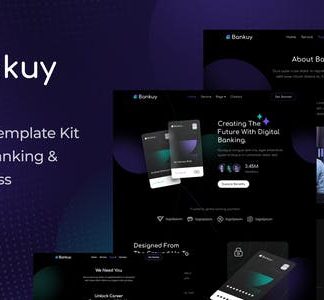 Bankuy - Digital Banking & Business Loan Elementor Template Kit