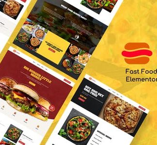 Barata - Fast Food & Burger Elementor Template Kit
